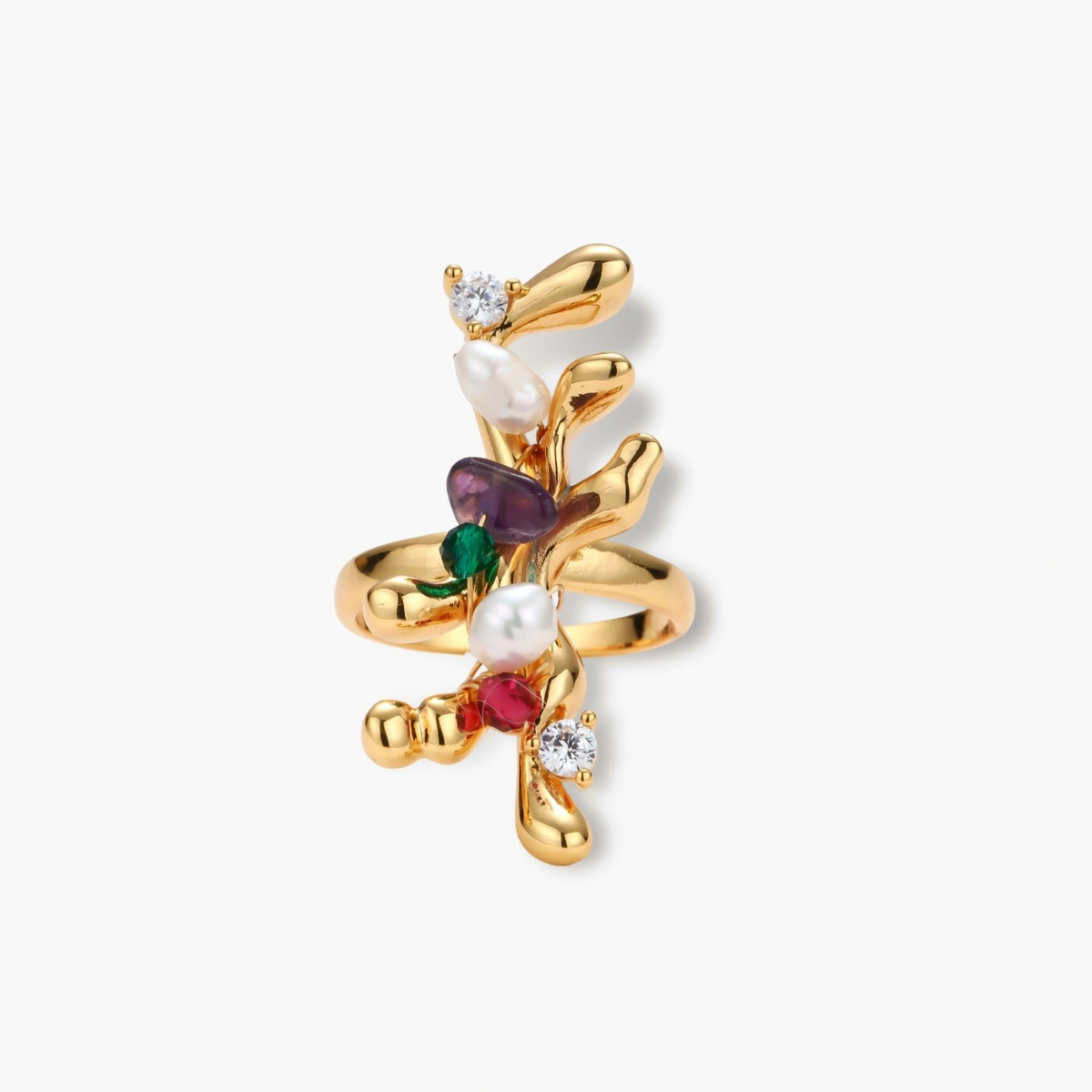 Blooming Stones Ring