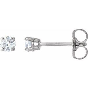 1/2 CTW Lab-Grown Diamond Earrings