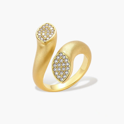 Sparked Snake Ring
