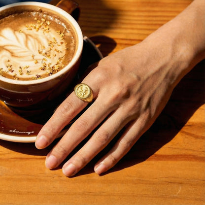 Legacy Gold Coin Ring