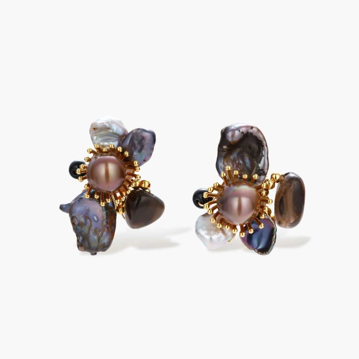 Bloom in Dark Earrings
