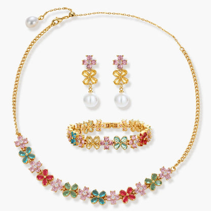 Glassy Garden Jewelry Set