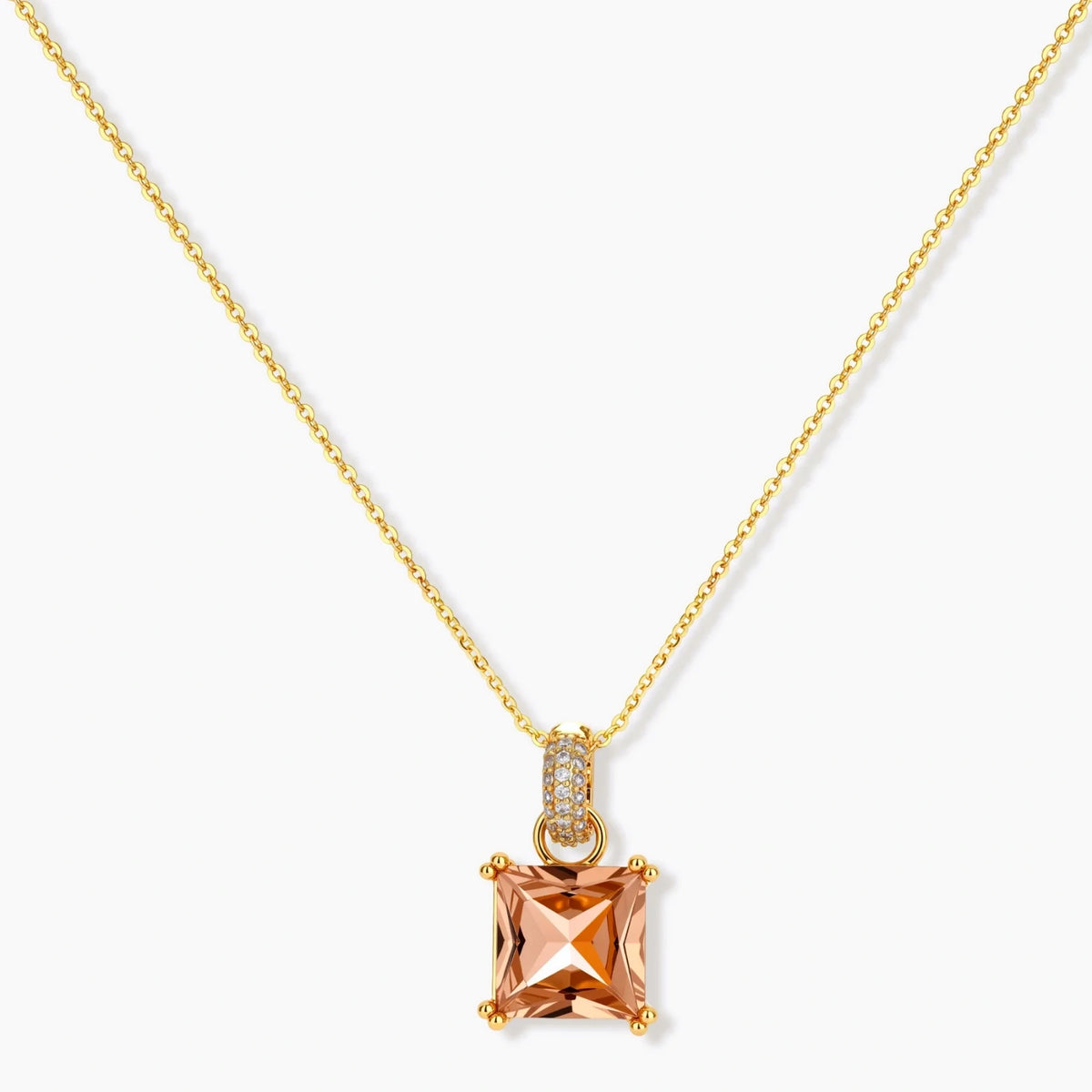 Champagne Stones Jewelry Set