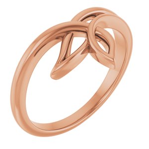 14K Rose Gold Freeform Ring