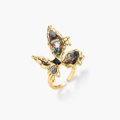 Midnight Shells Ring