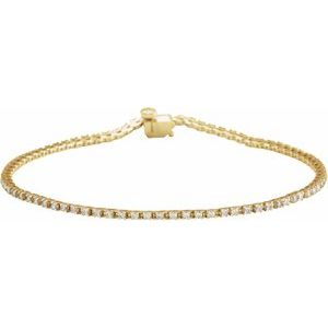 1 CTW Lab-Grown Diamond Line 7 1/4" Bracelet