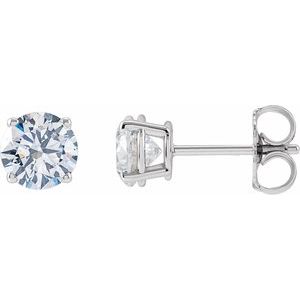 3 CTW Lab-Grown Diamond Earrings