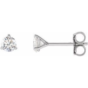 1/8 CTW Lab-Grown Diamond Stud Earrings