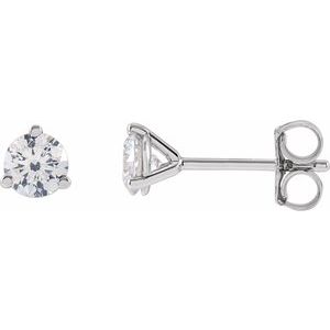 1/2 CTW Lab-Grown Diamond Stud Earrings