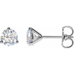 1 CTW Lab-Grown Diamond Stud Earrings