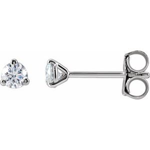 1/5 CTW Lab-Grown Diamond Stud Earrings