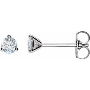 1/4  CTW Lab-Grown Diamond Stud Earrings
