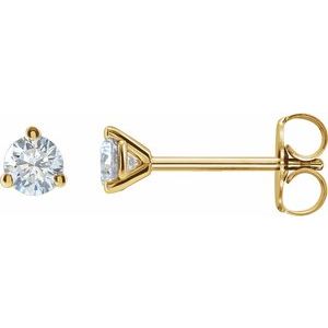 1/4  CTW Lab-Grown Diamond Stud Earrings