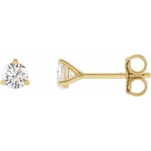 1/8 CTW Lab-Grown Diamond Stud Earrings