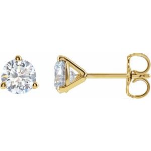 1 CTW Lab-Grown Diamond Stud Earrings