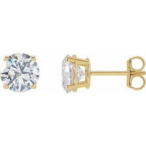 2 CTW Lab-Grown Diamond Earrings