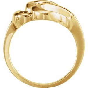 14K Yellow Gold Freeform Ring