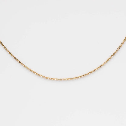 Gold geometric oval inlaid birthstone gemstone necklace