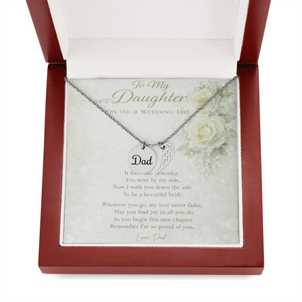 Dad's Wedding Gift to Daughter- Green Tint