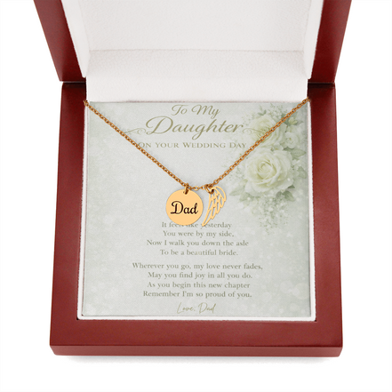 Dad's Wedding Gift to Daughter- Green Tint