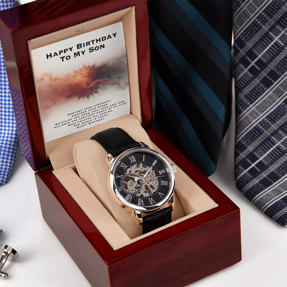 Birthday Gift for Son-  Openwork Match