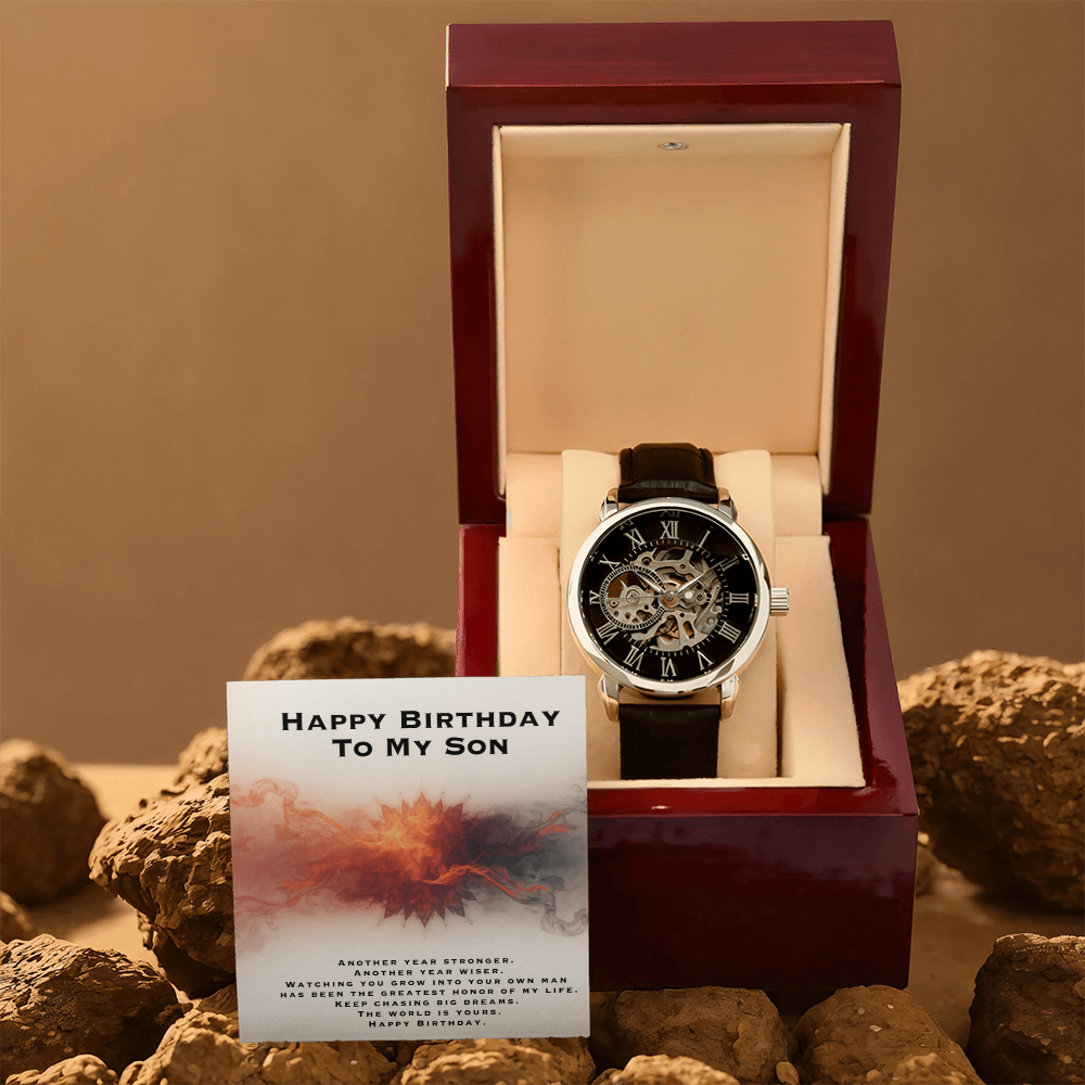 Birthday Gift for Son-  Openwork Match