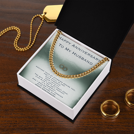 Anniversary Gift For Husband- Cuban Link Chain
