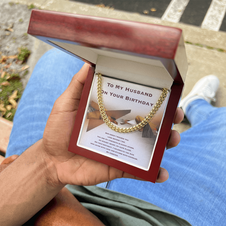 Birthday Gift for Husband- Cuban Link Chain