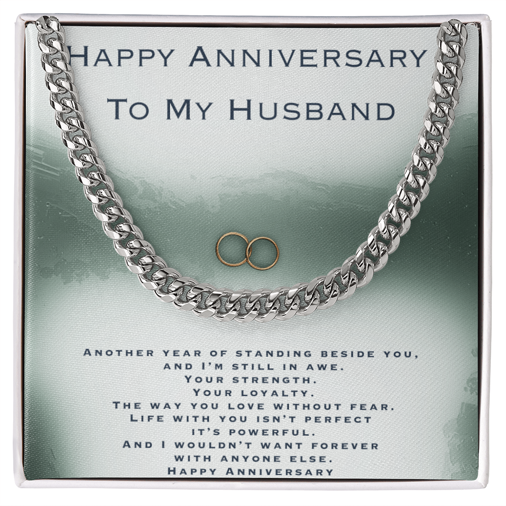 Anniversary Gift For Husband- Cuban Link Chain