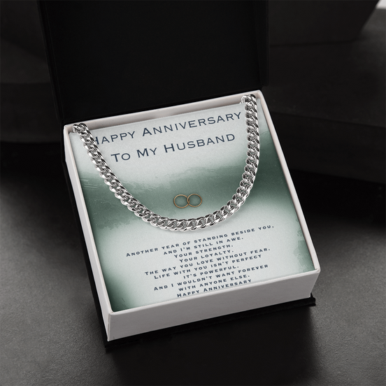 Anniversary Gift For Husband- Cuban Link Chain