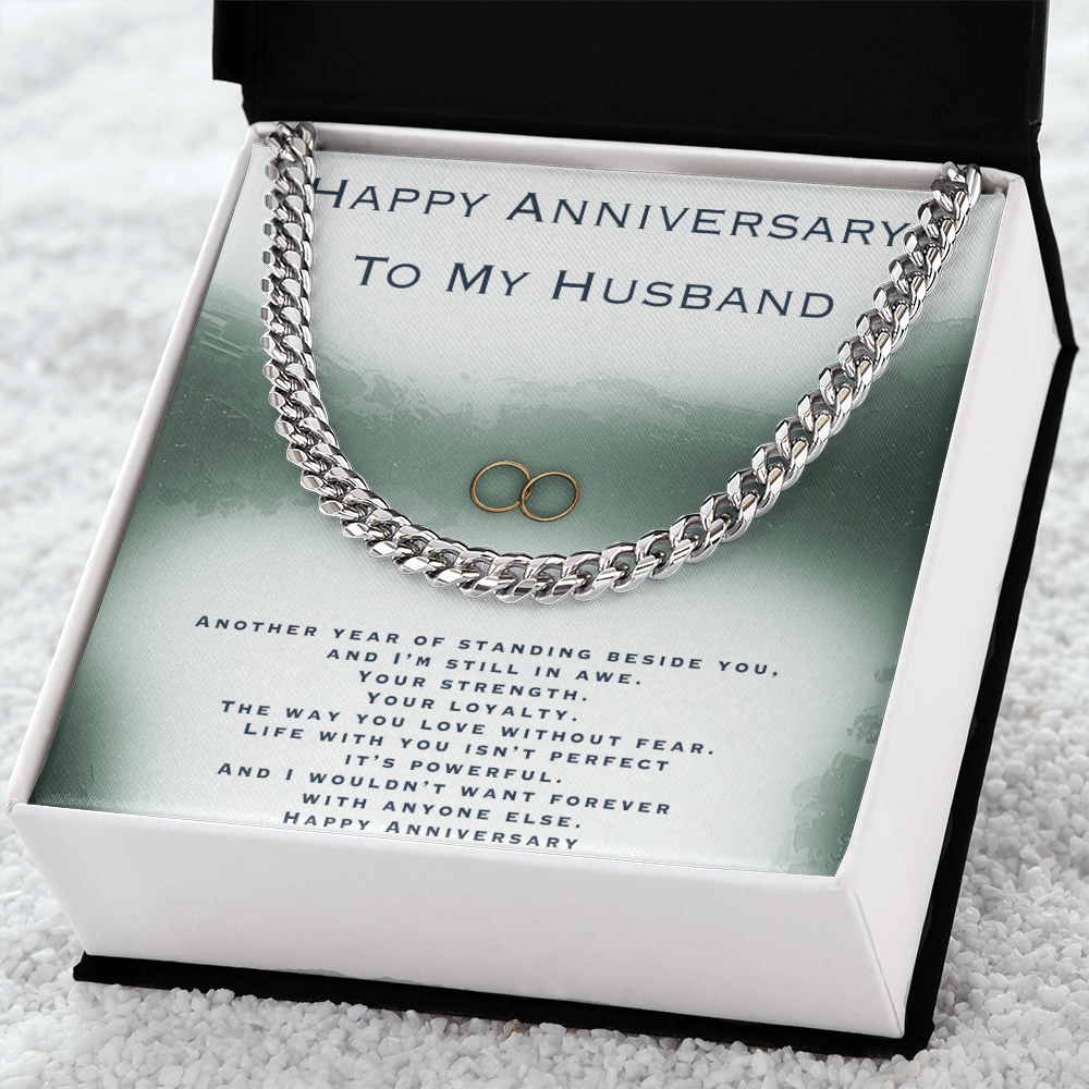 Anniversary Gift For Husband- Cuban Link Chain