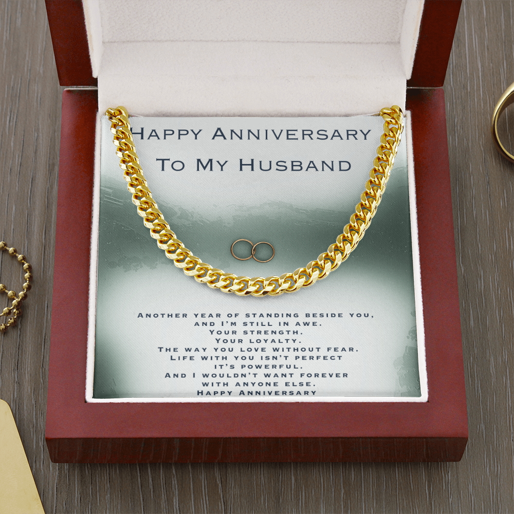 Anniversary Gift For Husband- Cuban Link Chain