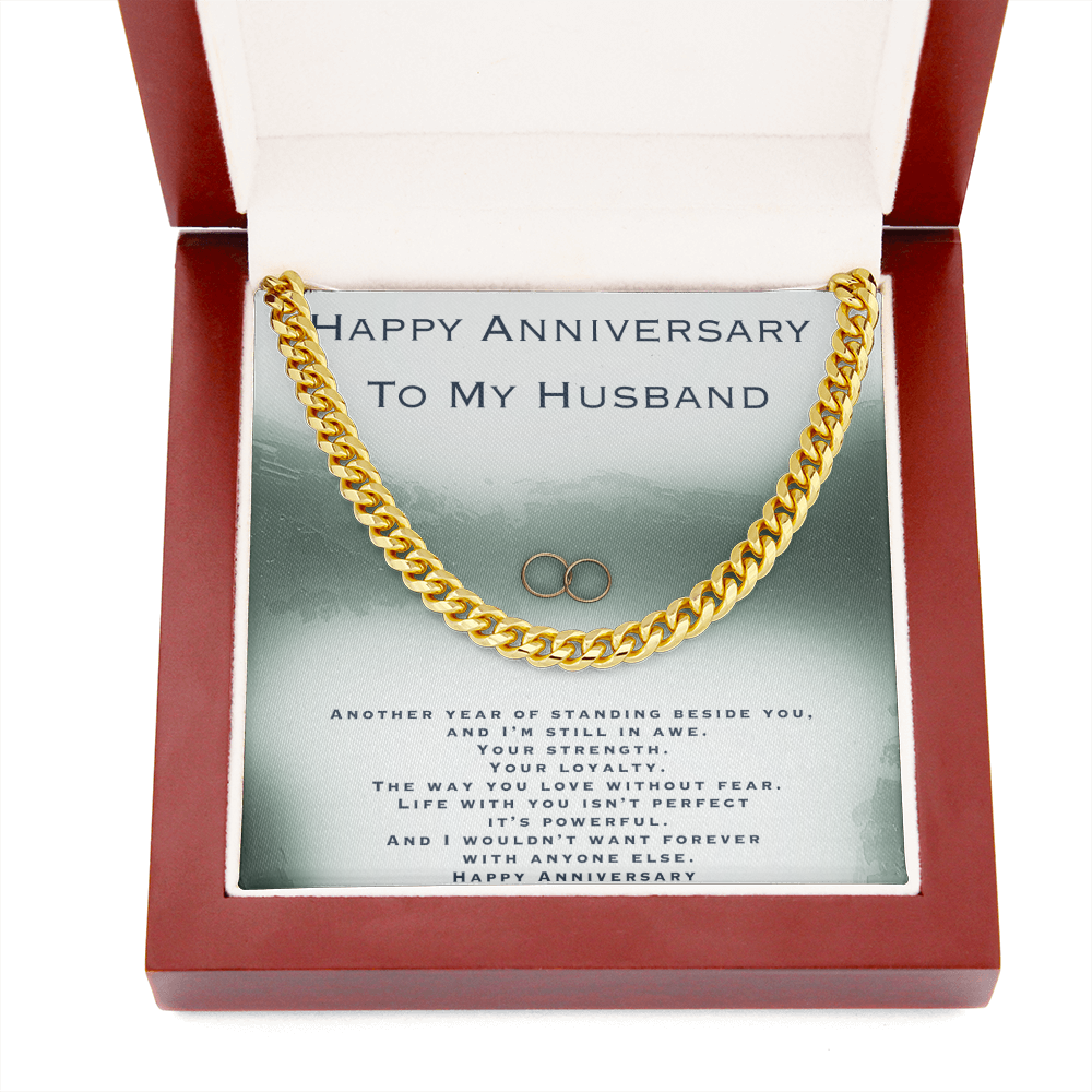 Anniversary Gift For Husband- Cuban Link Chain
