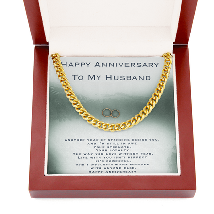 Anniversary Gift For Husband- Cuban Link Chain