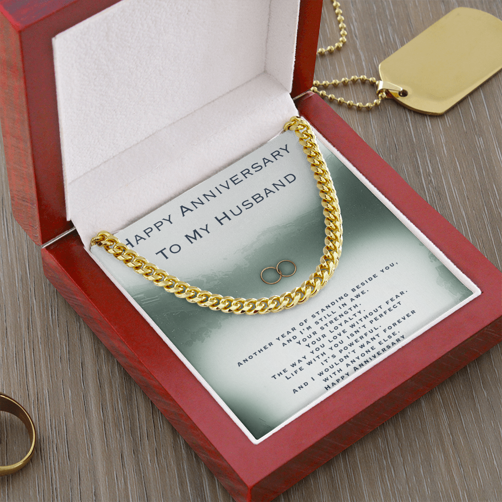 Anniversary Gift For Husband- Cuban Link Chain
