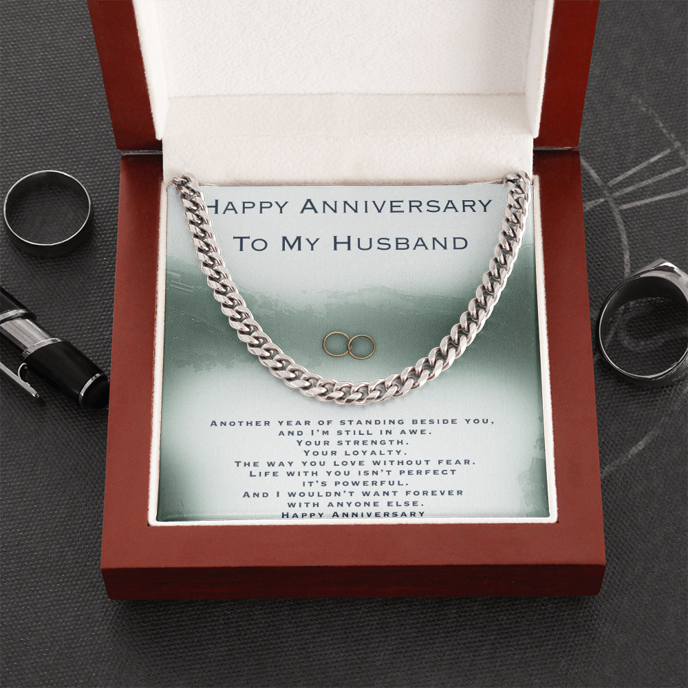 Anniversary Gift For Husband- Cuban Link Chain