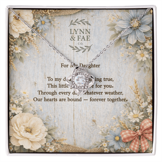 Unbreakable Bond Necklace For My Daugther