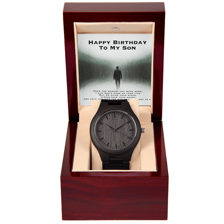 Birthday Gift for Son- Wooden Watch