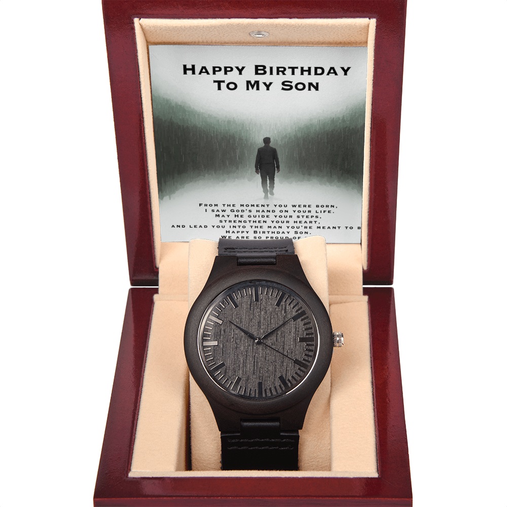 Birthday Gift for Son- Wooden Watch