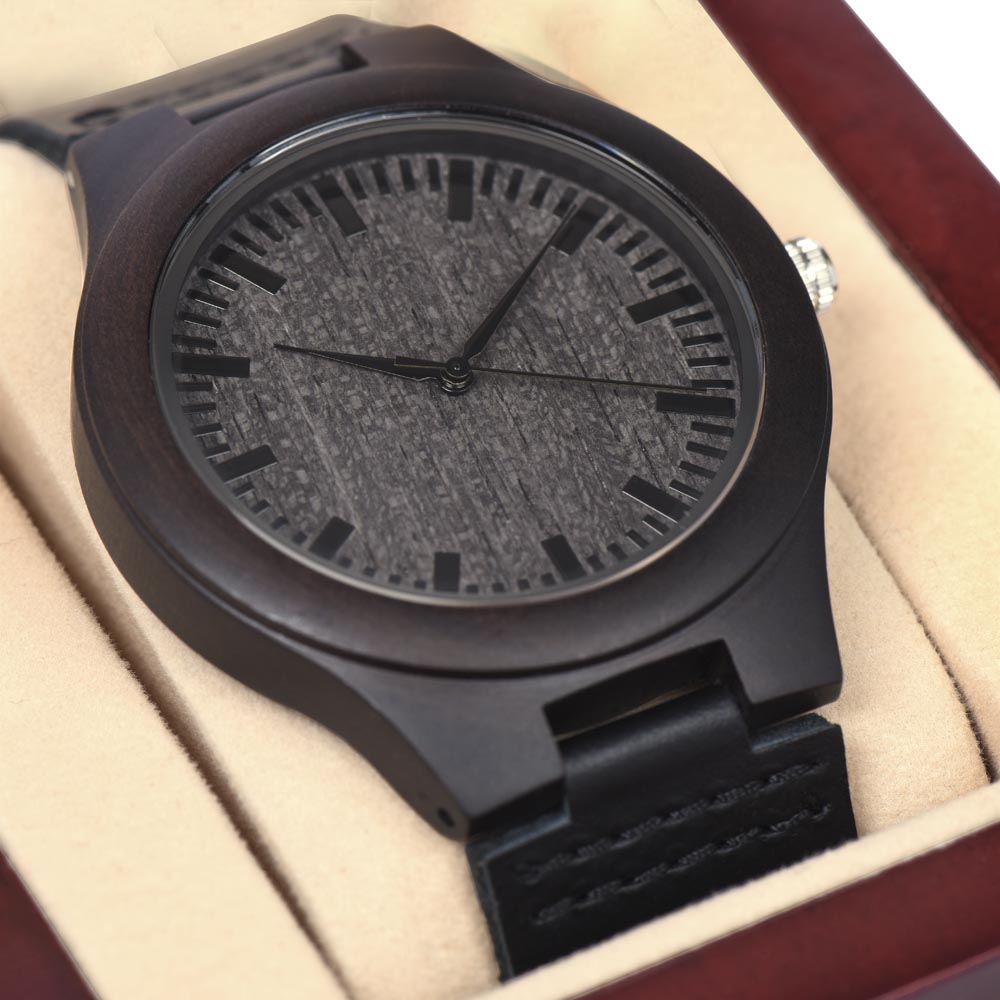 Anniversary Gift For Husband- Wooden Watch