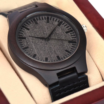 Anniversary Gift For Husband- Wooden Watch