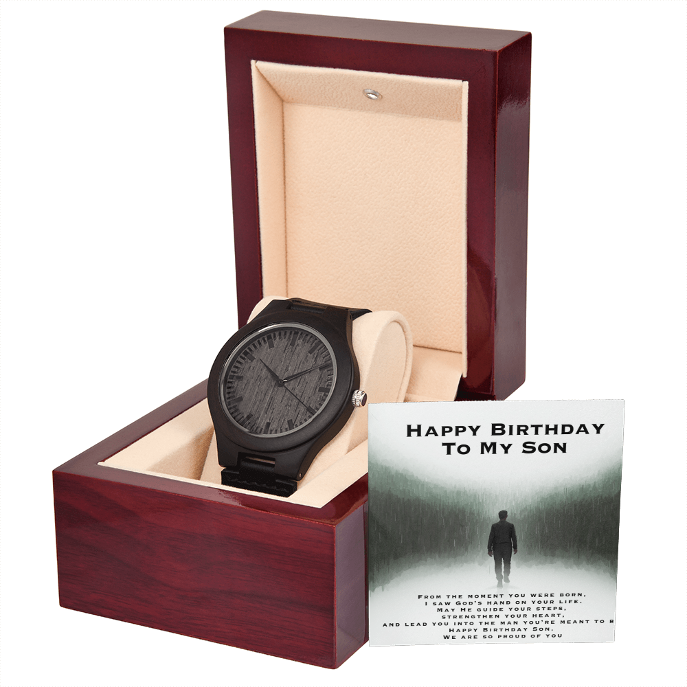 Birthday Gift for Son- Wooden Watch