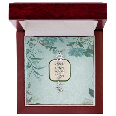 The Blooming Beauty Name Necklace