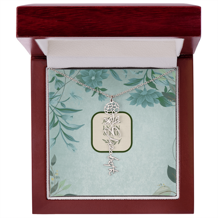 The Blooming Beauty Name Necklace