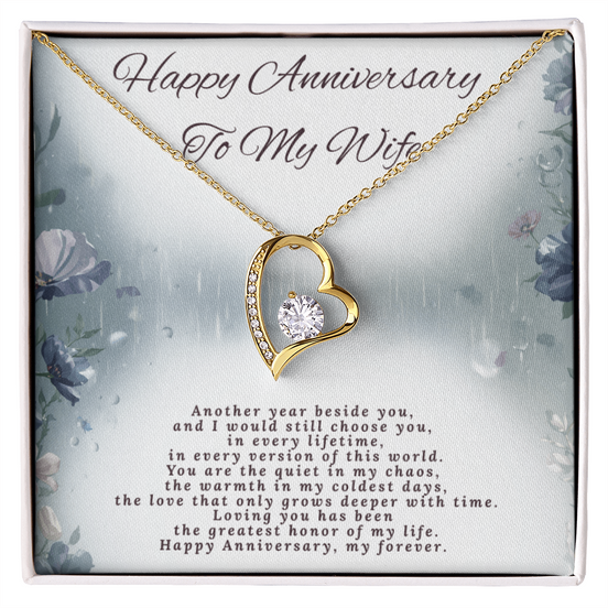 Anniversary Gift for Wife- Forever Love Necklace