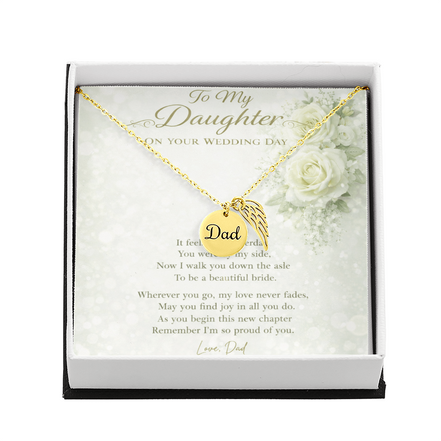 Dad's Wedding Gift to Daughter- Green Tint