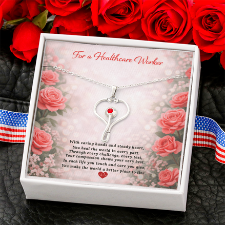 Healthcare Hero's  Stethoscope Necklace