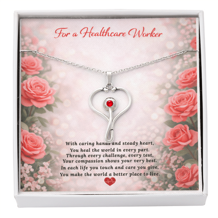 Healthcare Hero's  Stethoscope Necklace