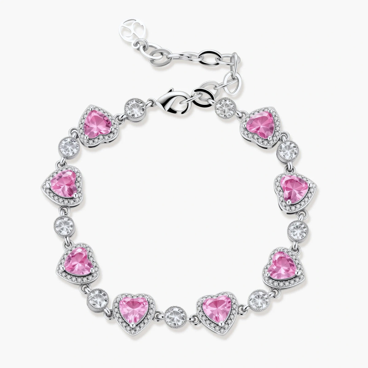 Pink Heart Romance Jewelry Set