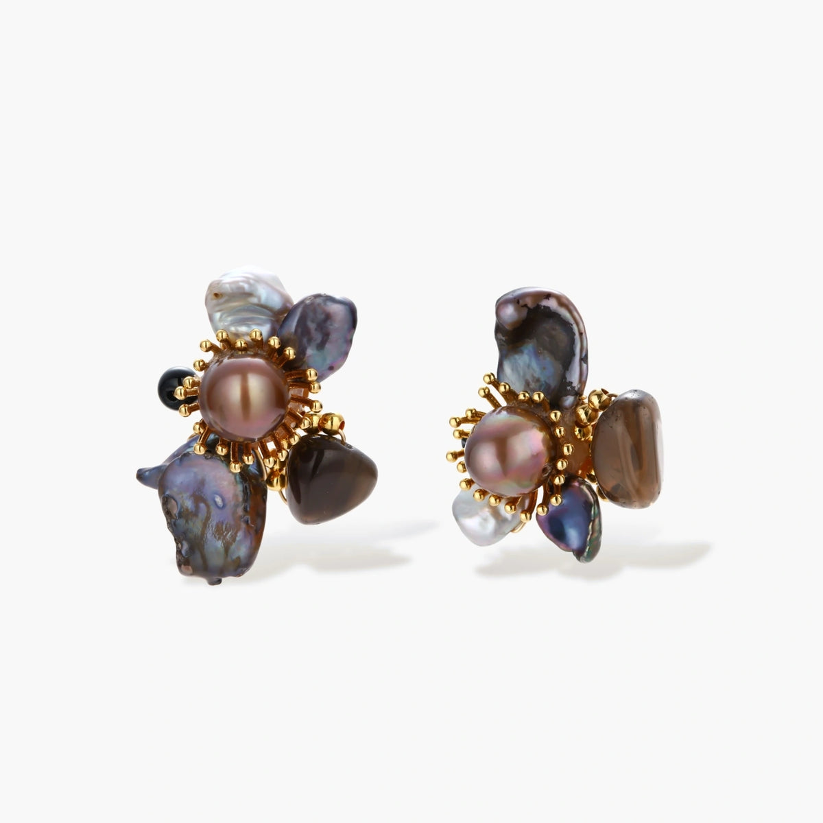 Bloom in Dark Earrings